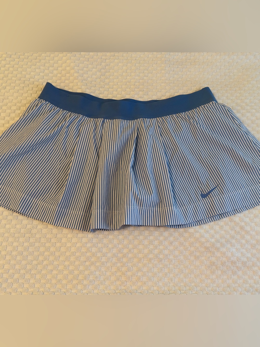Nike Blue Striped Athletic Skirt, Size XL